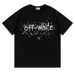 Off-White Bookish Crazy Cotton T-Shirt