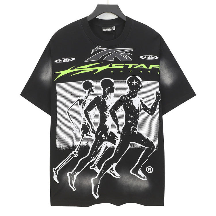 HELLSTAR Running Pattern T-Shirt