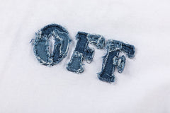 Off White Logo Pattern Printed T-Shirt