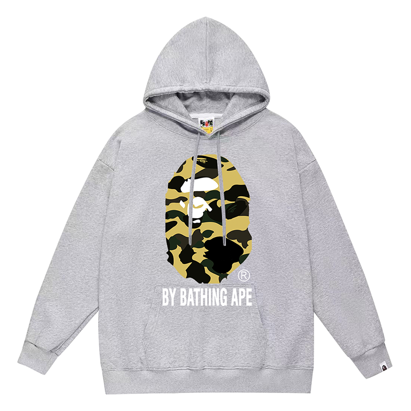 BAPE Ape Head Letter Pattern Print Hoodie