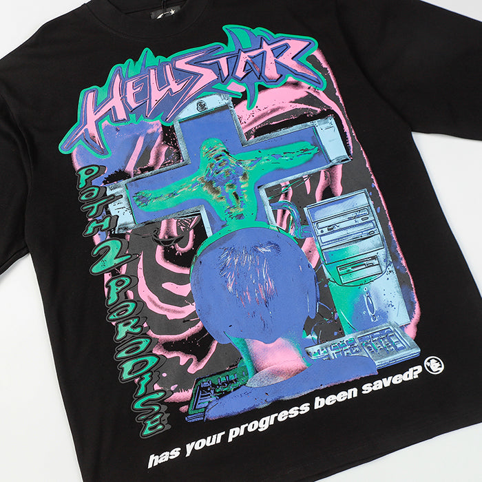 Hellstar Studios Online Cream Long Sleeve Tee