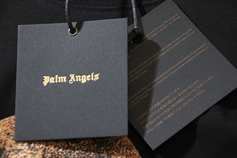 PALM ANGELS Decapitated bear T-Shirts