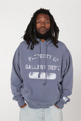 GALLERY DEPT Logo-Print Cotton-Jersey Hoodie