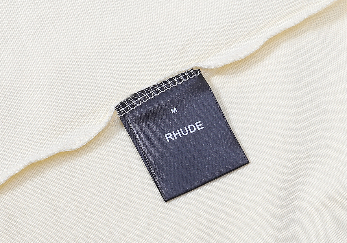 RHUDE Logo-Print Cotton T-Shirts