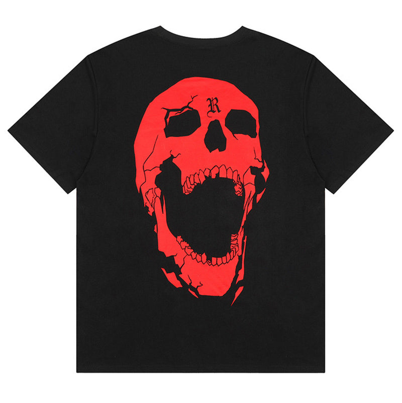 REVENGE metal Red skull T-Shirt