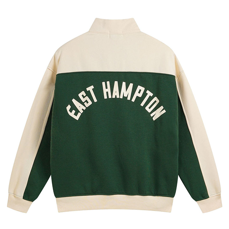 RHUDE Contrast Varsity cotton sweatshirt pant sets