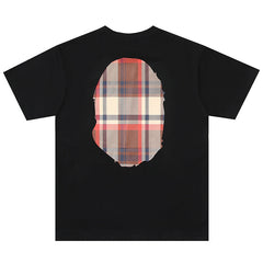 BAPE Check Big Ape Head Tee