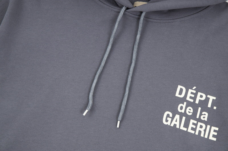 GALLERY DEPT Logo-Print Cotton-Jersey Hoodie