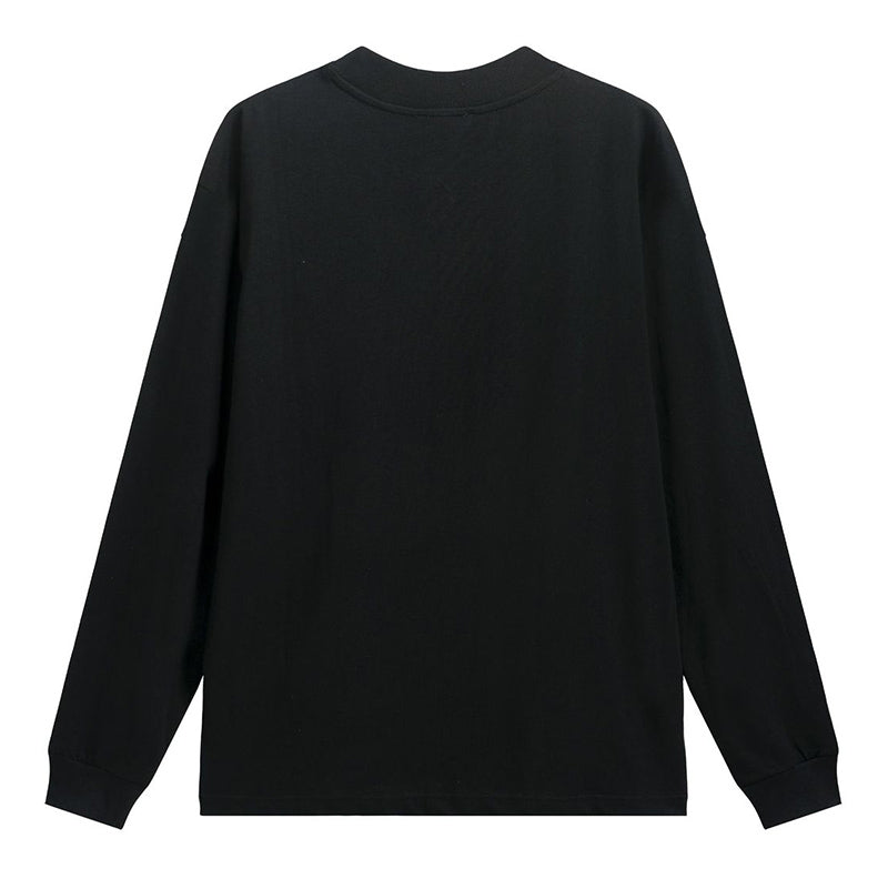 RHUDE Floral Logo Print Long Sleeve T-Shirt