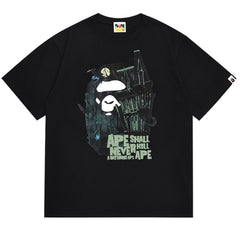 BAPE Halloween Bape Mansion Ape Head Tee