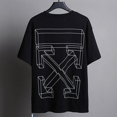 OFF WHITE Three-dimensional arrow pattern T-Shirts