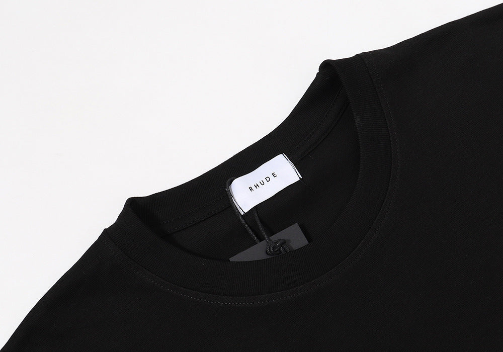 RHUDE Moroccan LOGO print T-Shirt