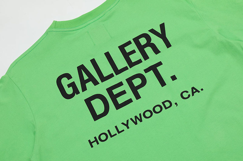 Gallery Dept Green Cotton T-Shirt