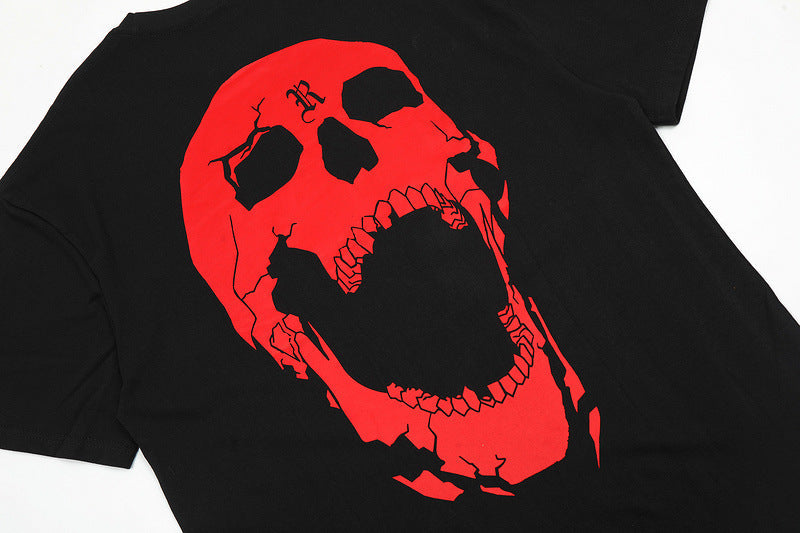 REVENGE metal Red skull T-Shirt