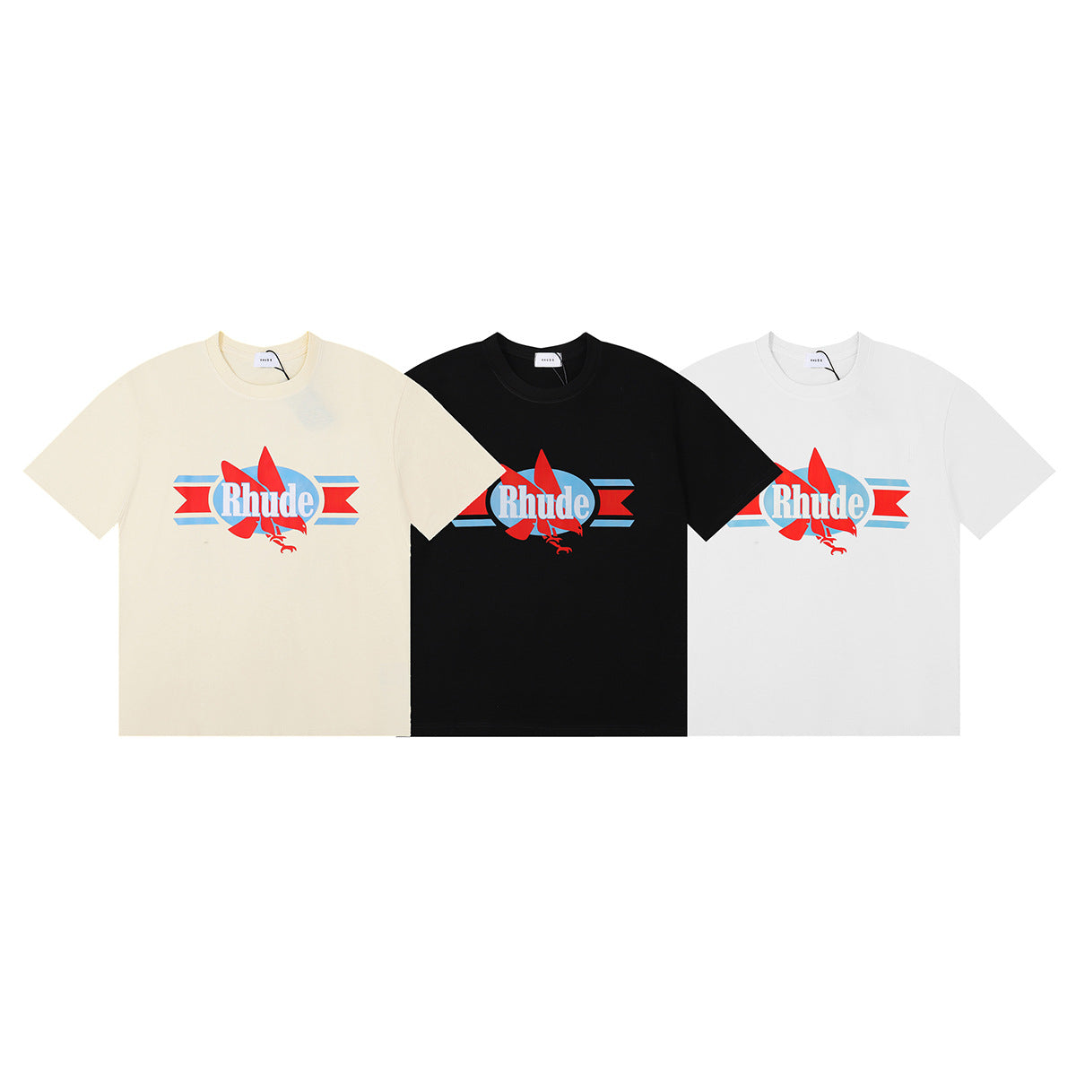 RHUDE Chevron Eagle cotton T-shirt