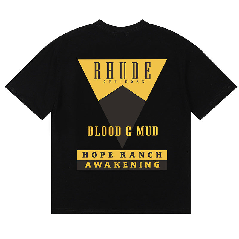 RHUDE BLOOD AND MUD LS T-Shirts