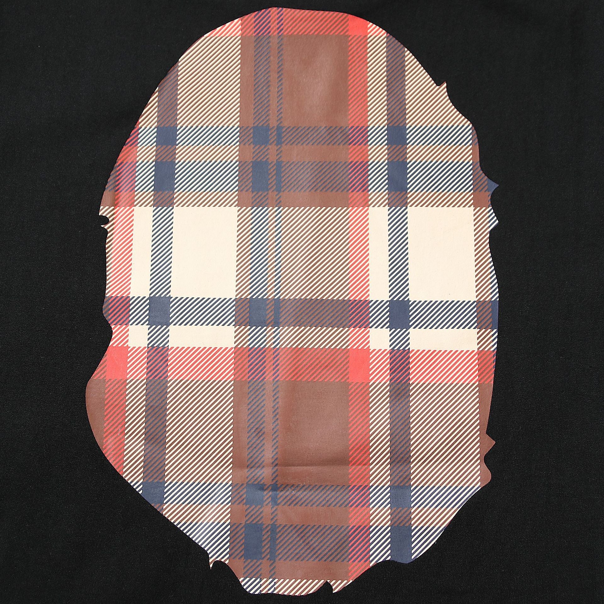 BAPE Check Big Ape Head Tee