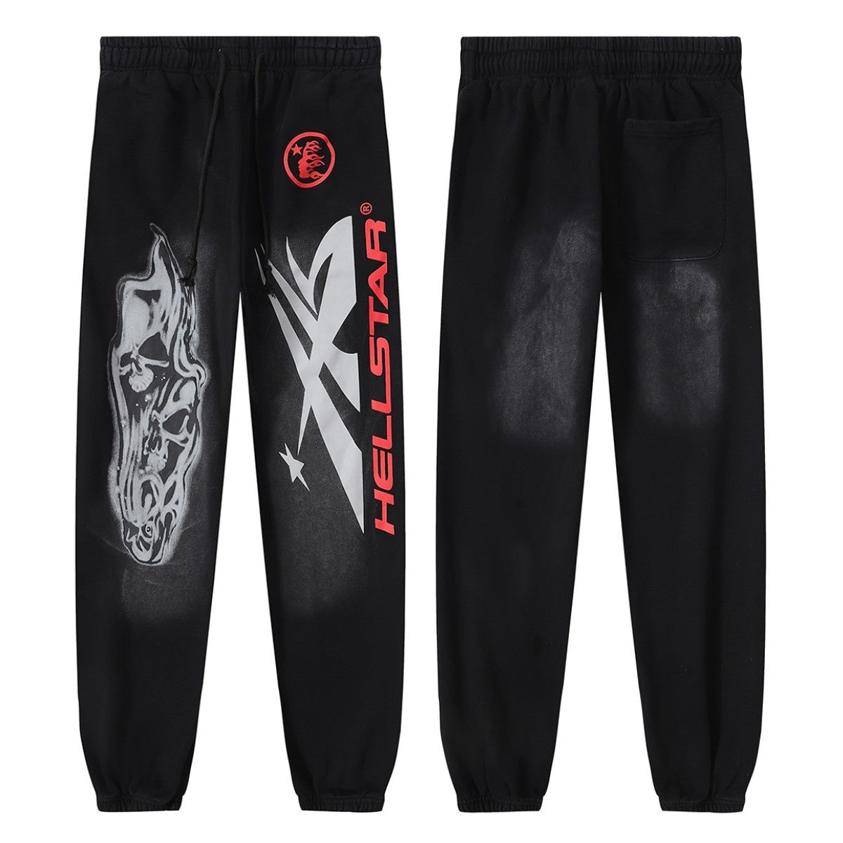 Hellstar Skull Flare Bottom Pants