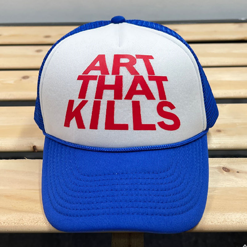 Gallery Dept Logo-Print Canvas and Mesh Trucker Cap