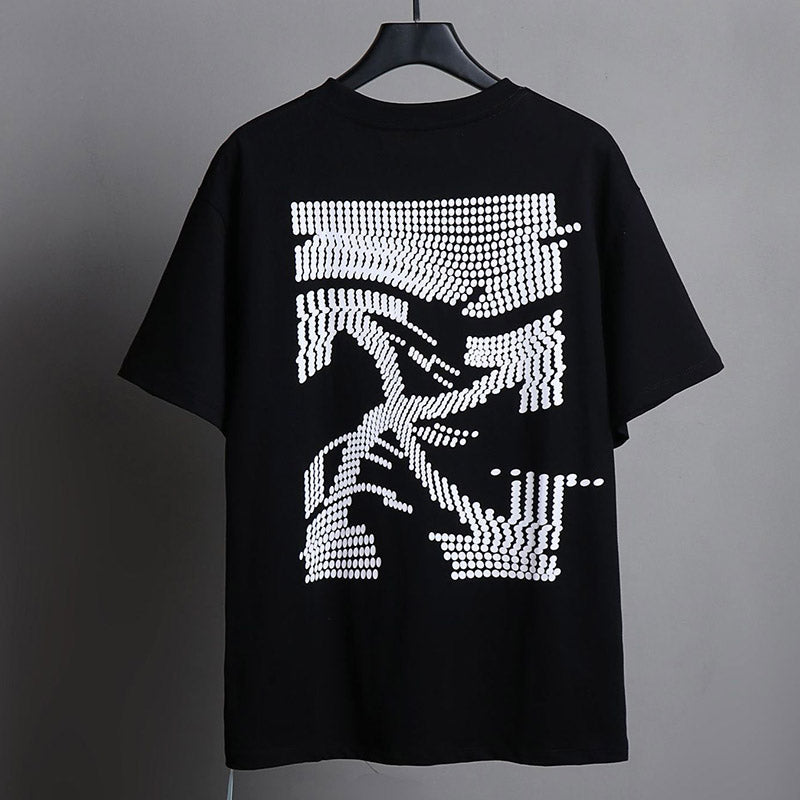 OFF WHITE Alphabet Arrow Pattern T-Shirts