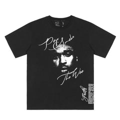 Pop Smoke x Vlone Faith Black T-Shirt