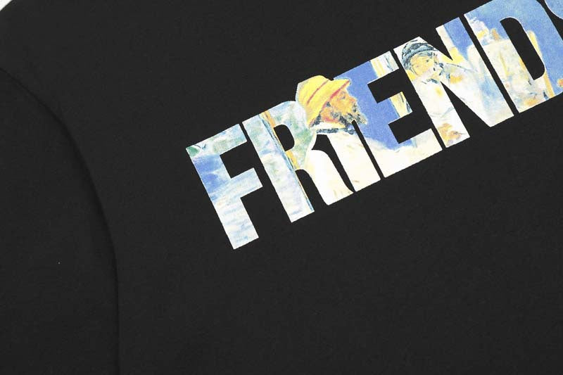 VLONE Fast X FRIENDS Monet oil painting T-Shirts