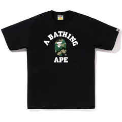 BAPE Woodland Camo College Tee