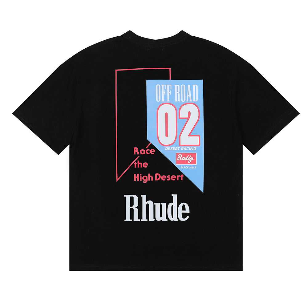 RHUDE Race The High Desert micro-logo T-shirt