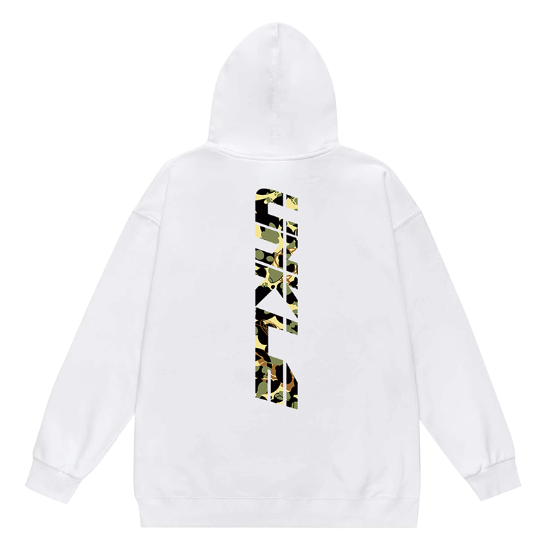 BAPE Ape Head Letter Pattern Print Hoodie