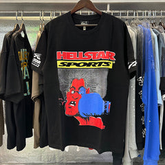 Hellstar Knock-Out T-Shirt Black