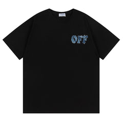 Off White Logo Pattern Printed T-Shirt